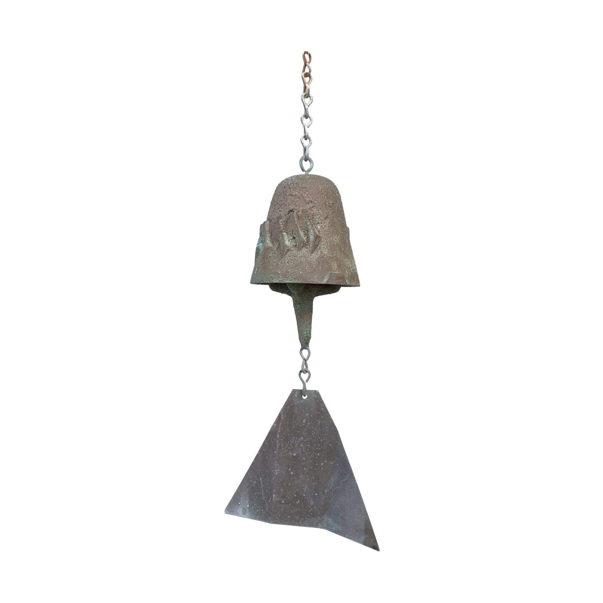 Vintage Petite Cosanti Cast Bronze Windbell by Paolo Soleri
