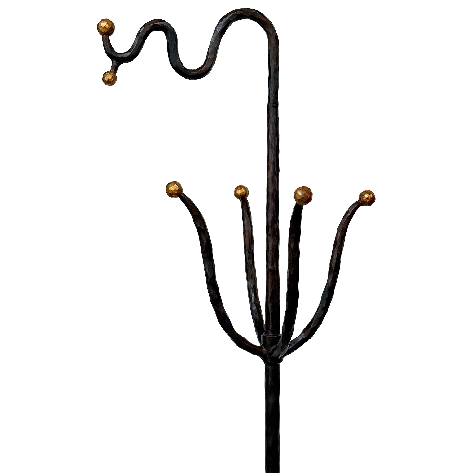 Wrought Iron Modernist Coat Rack by Garouste & Bonetti