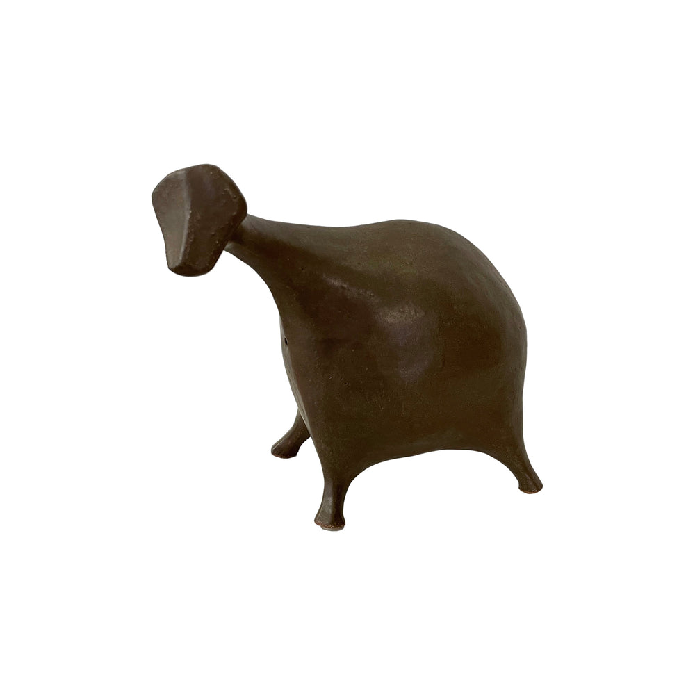 Zoomorphic Studio Ceramic Sculpture