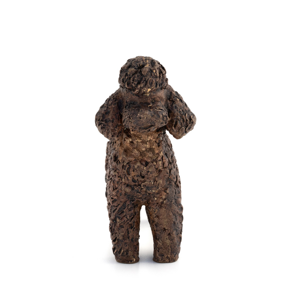 Vintage European Bronze Poodle