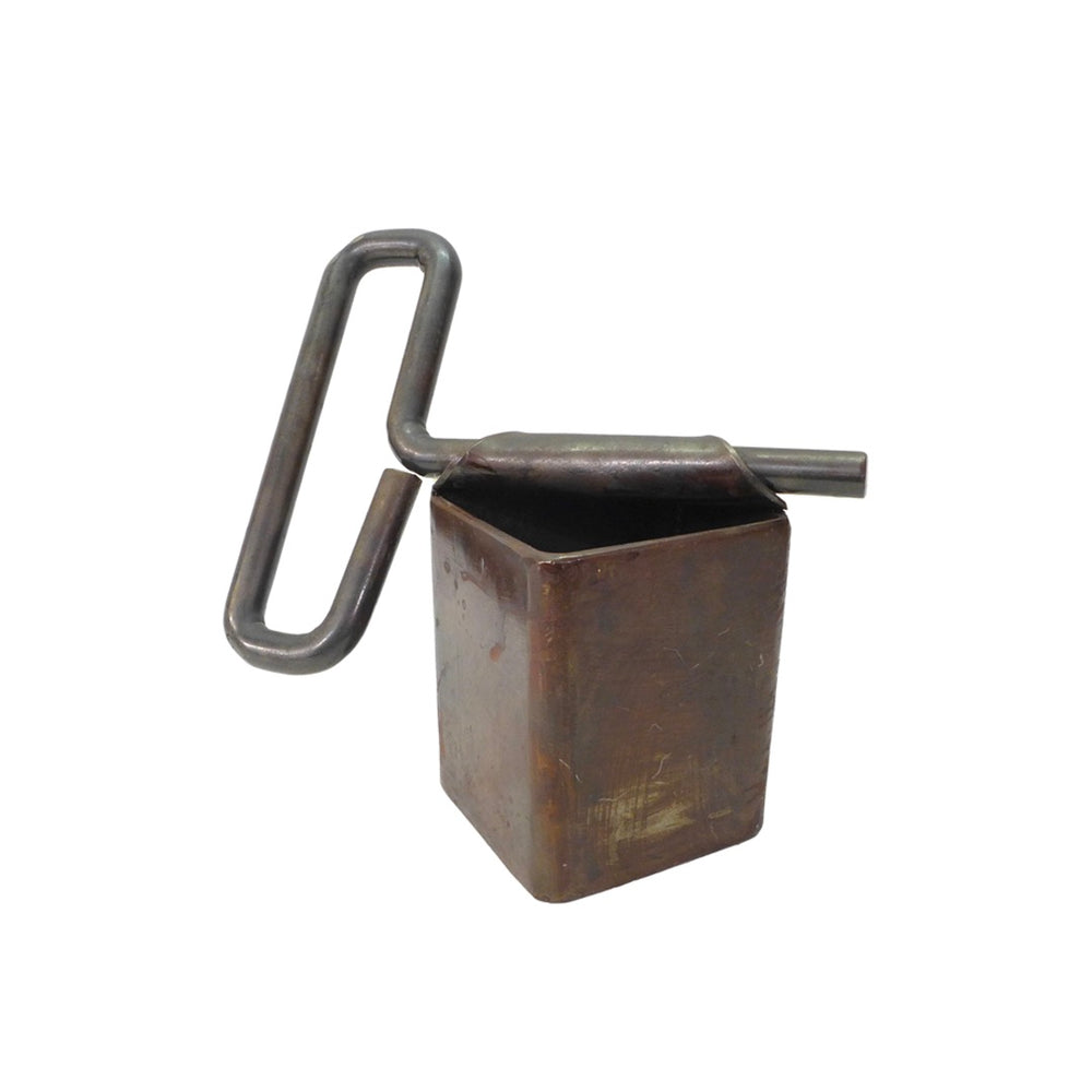 Steel Can with Opener Sculpture