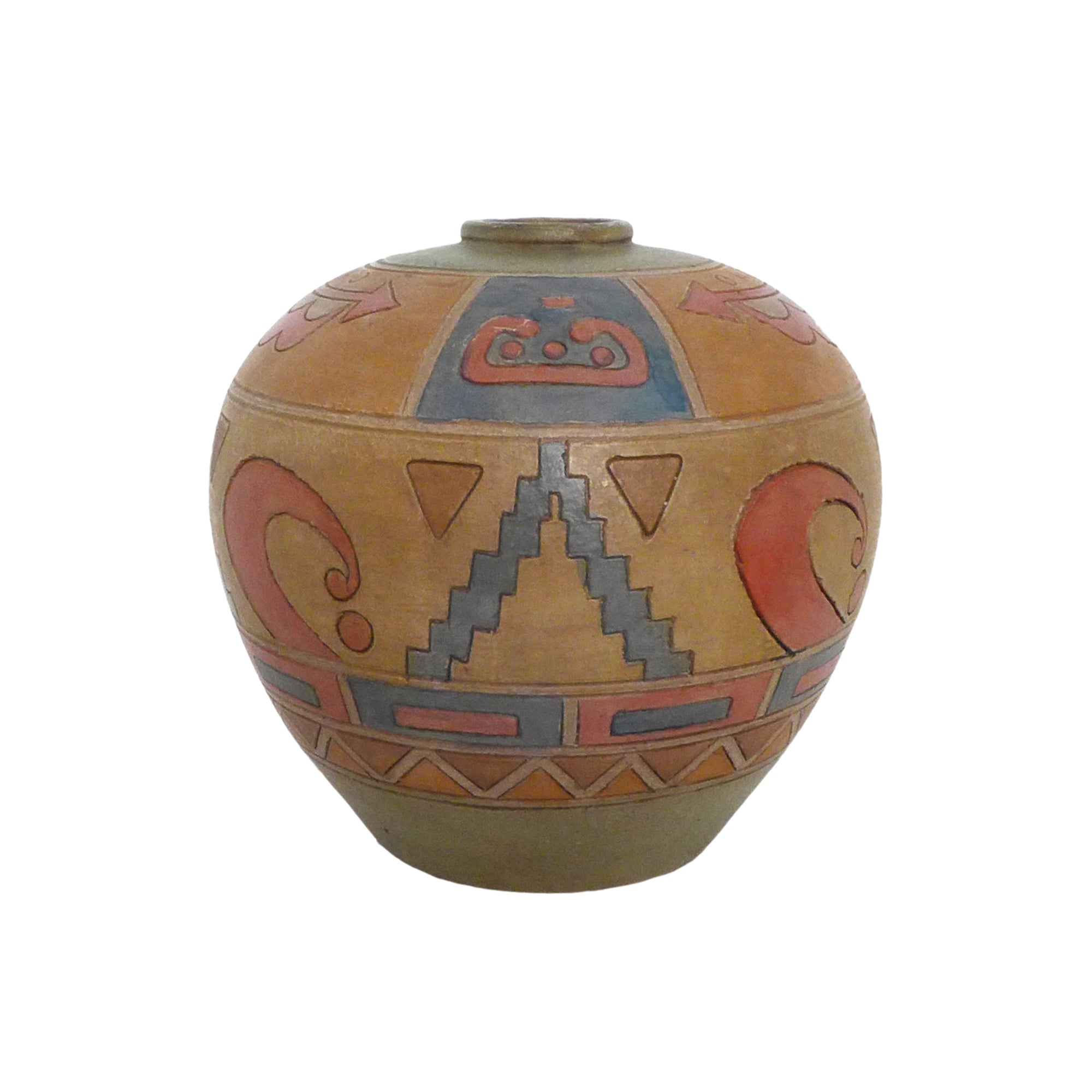 Central American Ethnographic Ceramic Vase