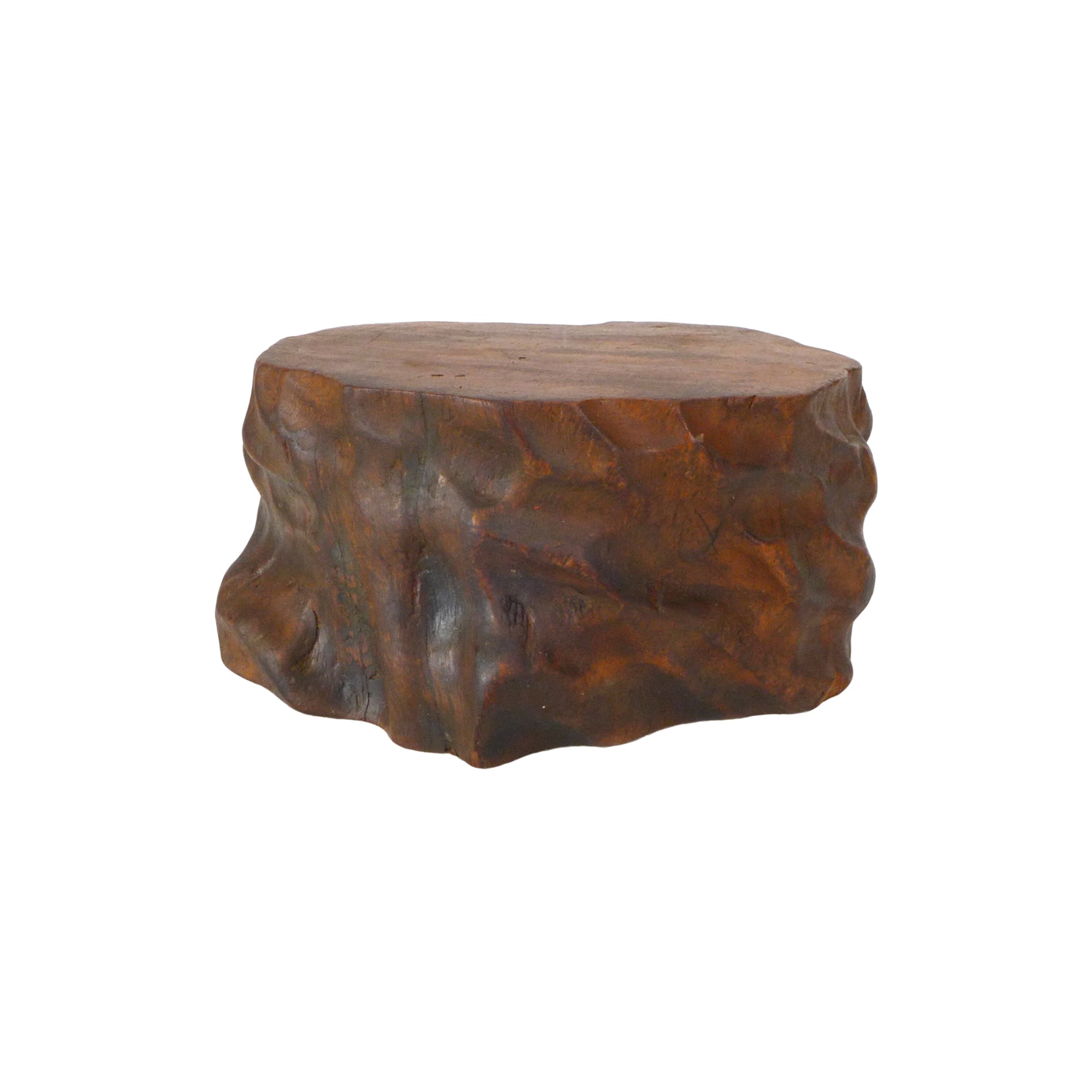 Petite Chip Carved Wood Stand