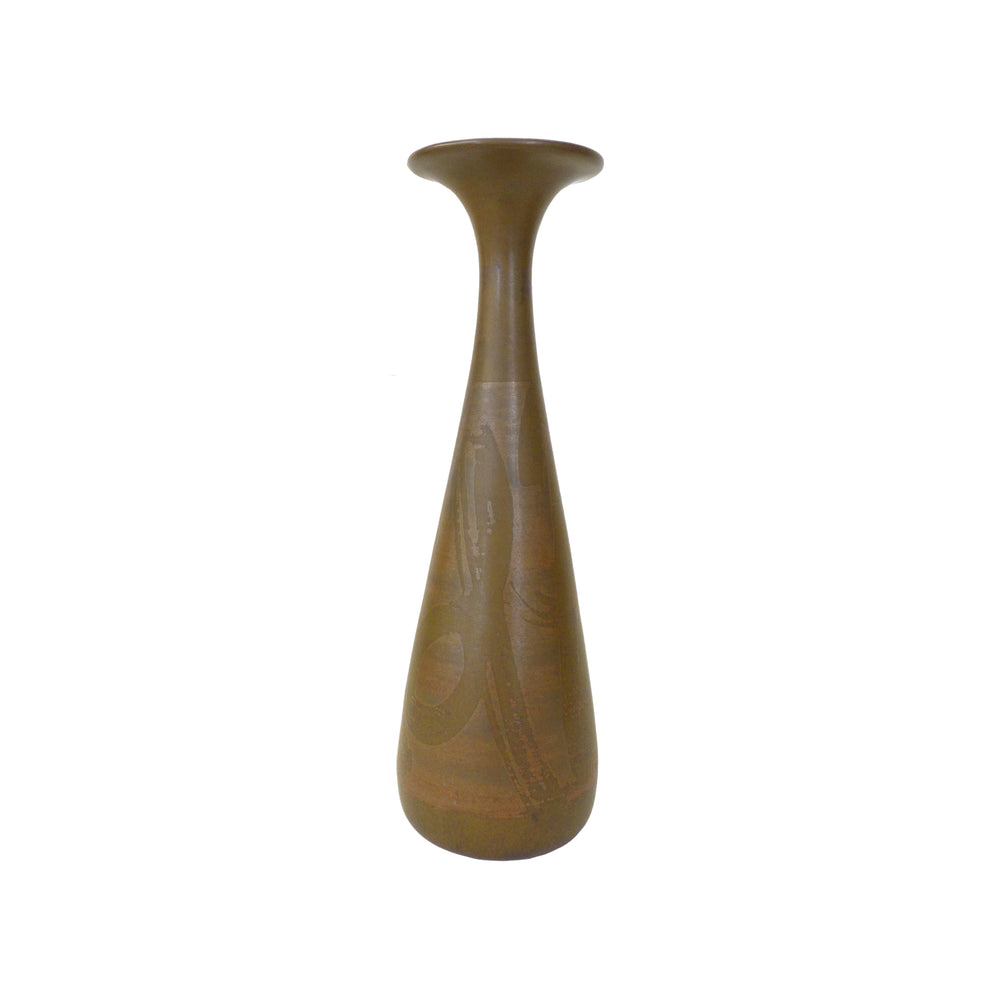 Tall Flared Studio Ceramic Vase