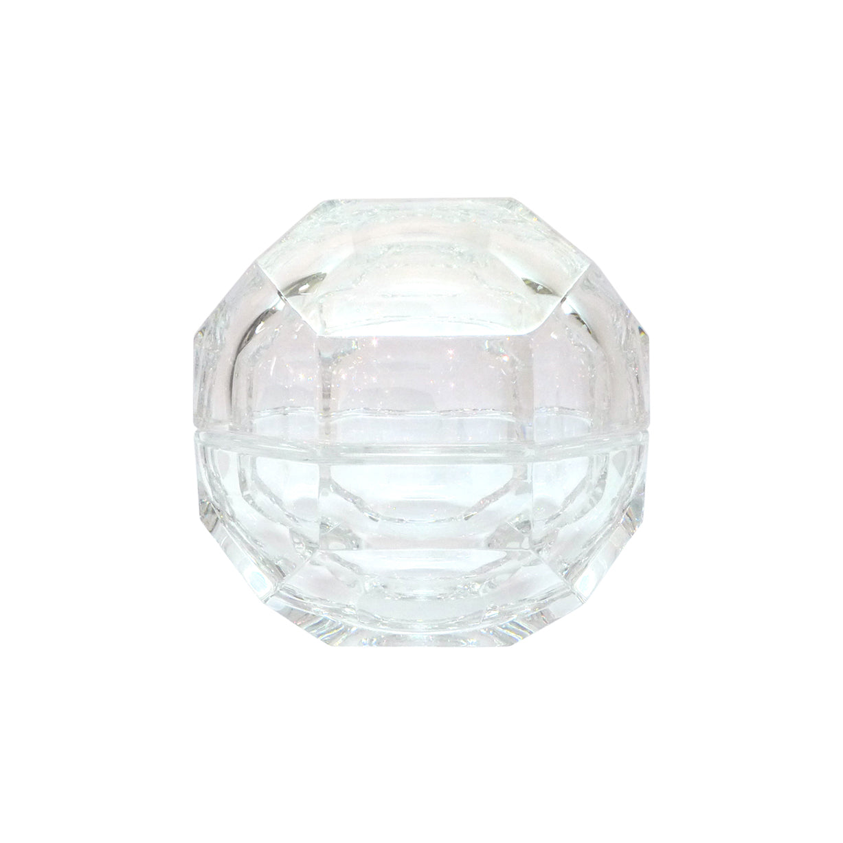 Faceted Crystal Lidded Box