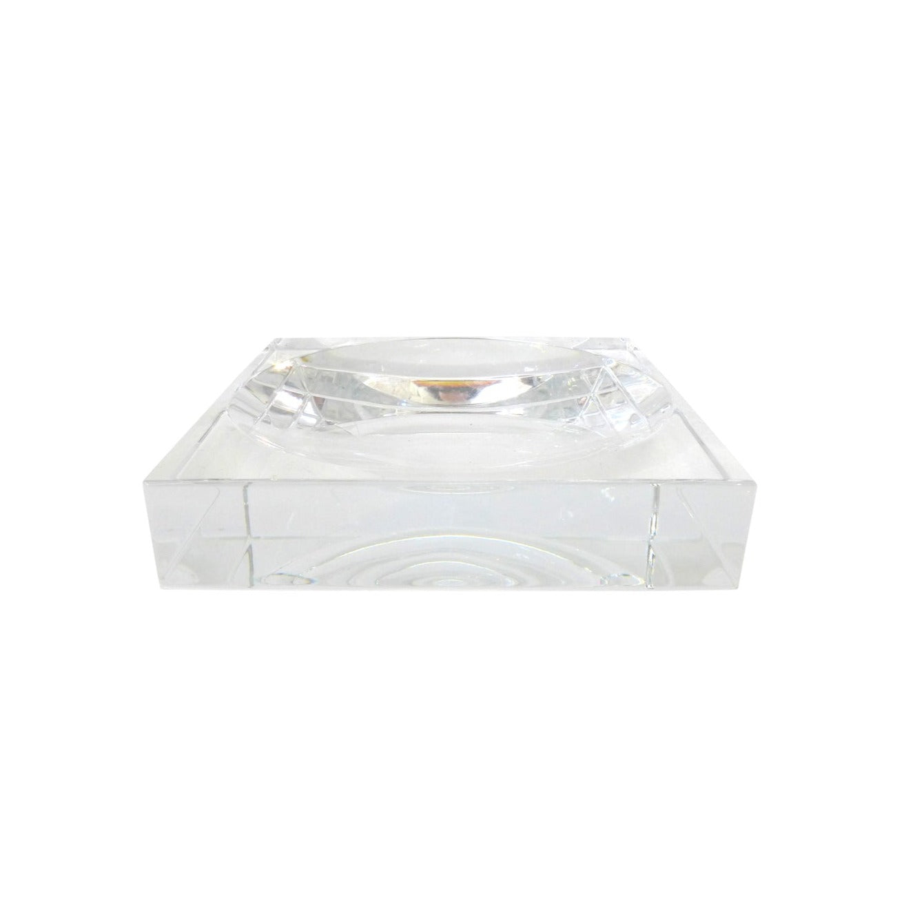 French Crystal Square Catch-All by Baccarat