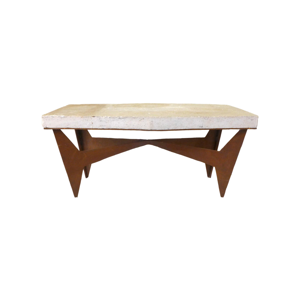 Plaster Cast Table Petite Iron & Cast Plaster Stand or Table – The Window
